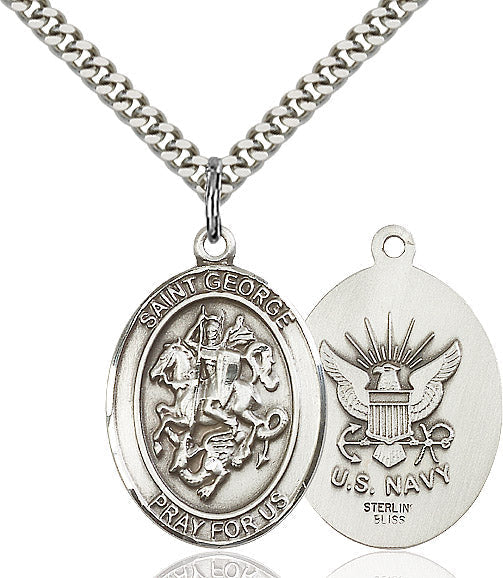 Saint George Navy Pendant