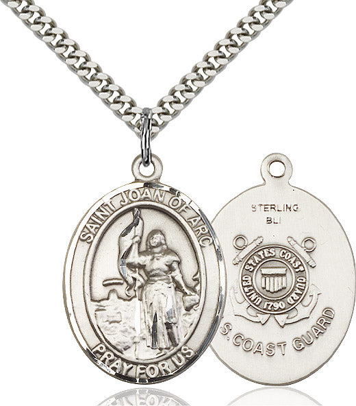 Saint Joan of Arc  Coast Guard Pendant