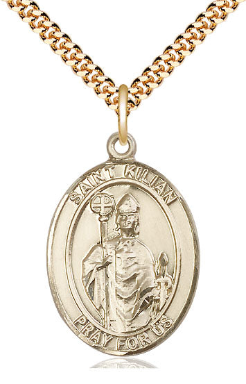 Saint Kilian Pendant - 24" Chain Necklace
