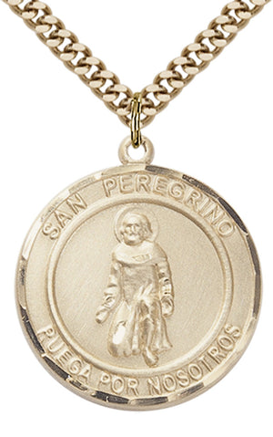 San Peregrino Pendant - 24" Chain Necklace