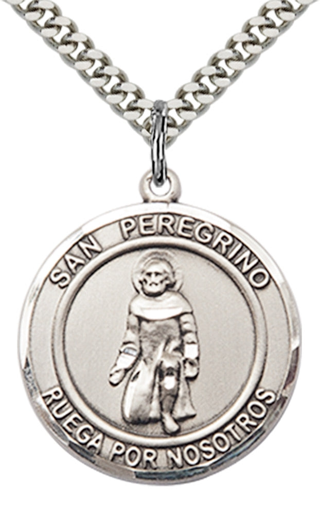 San Peregrino Pendant - 24" Chain Necklace