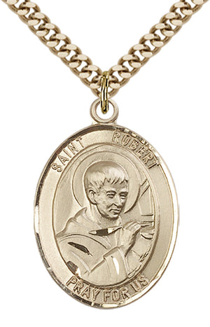 Saint Robert Bellarmine Pendant - 24" Chain Necklace
