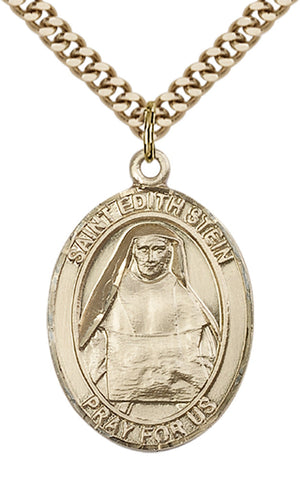 Saint Edith Stein Pendant - 24" Chain Necklace