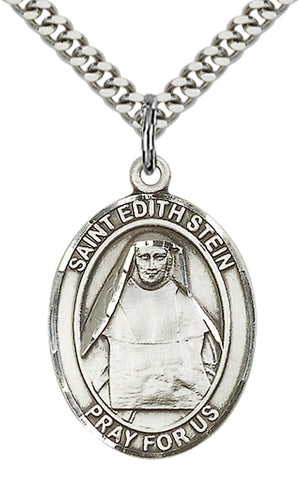 Saint Edith Stein Pendant - 24" Chain Necklace