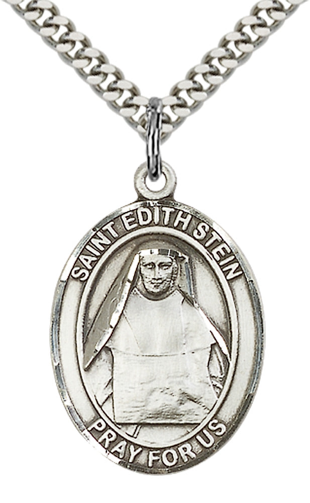Saint Edith Stein Pendant - 24" Chain Necklace