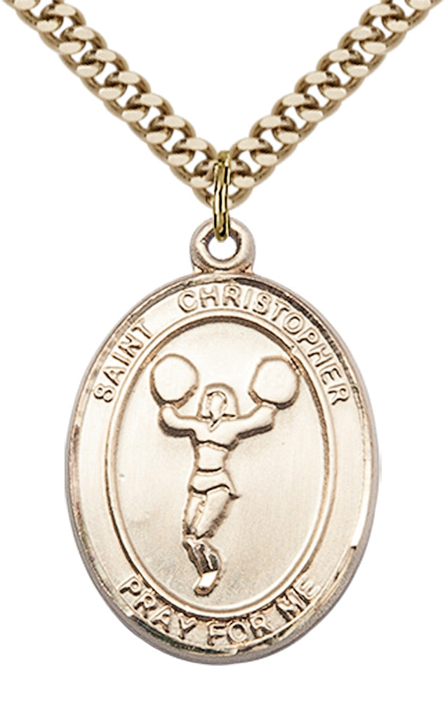Saint Christopher Cheerleading Pendant