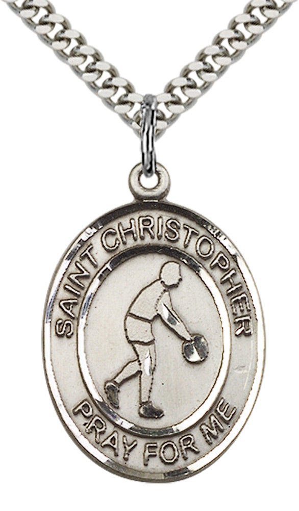 Saint Christopher Basketball Pendant