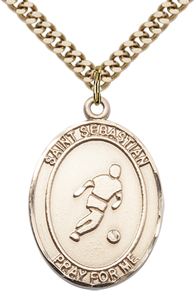 Saint Sebastian Soccer Pendant