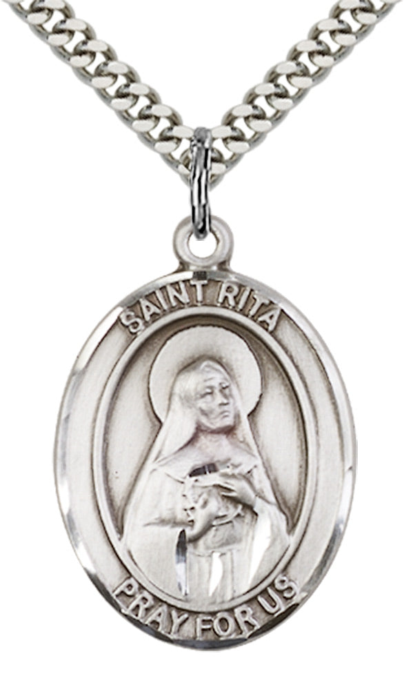 Saint Rita Baseball Pendant