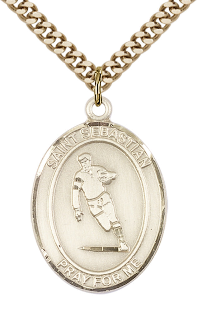 Saint Sebastian Rugby Pendant