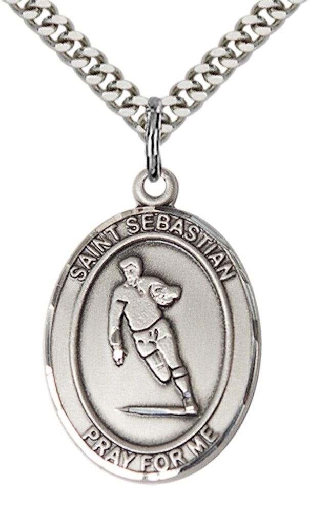 Saint Sebastian Rugby Pendant