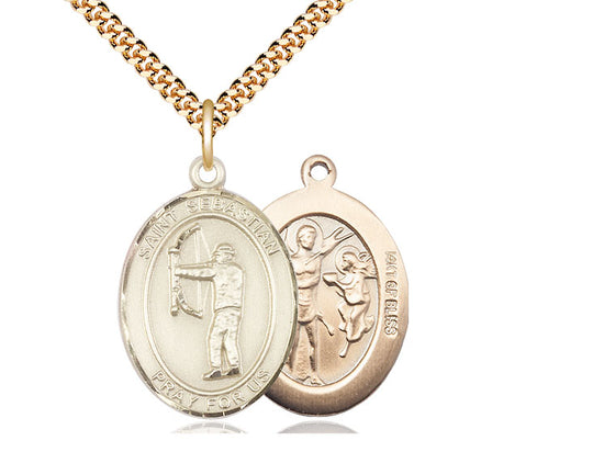 Saint Sebastian Archery Pendant