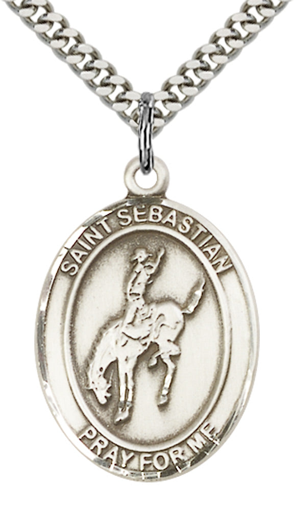 Saint Sebastian Rodeo Pendant