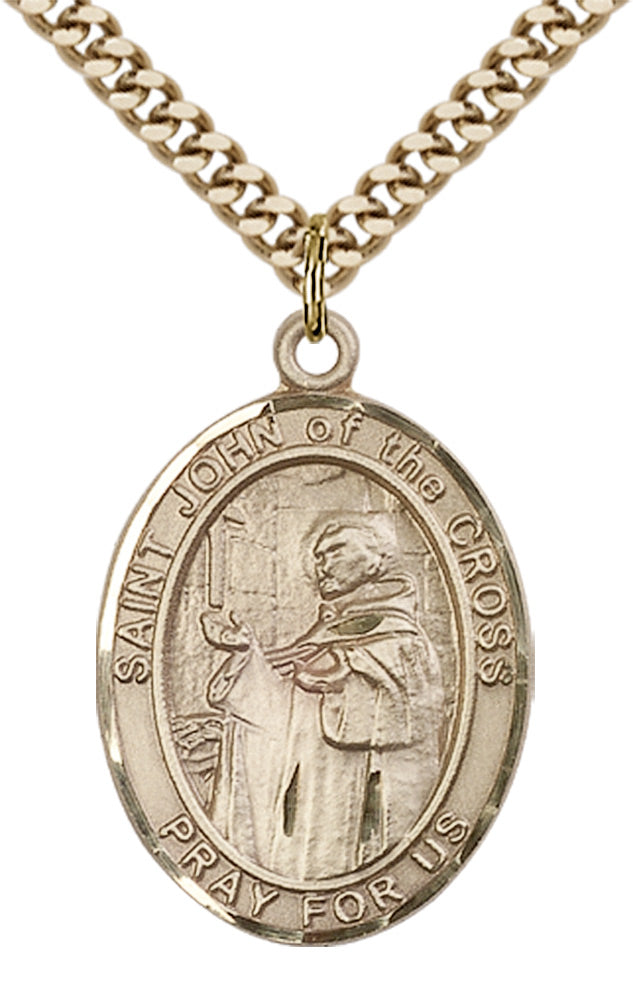 Saint John of the Cross Pendant - 24" Chain Necklace