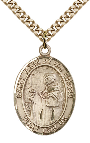 Saint John of the Cross Pendant - 24" Chain Necklace