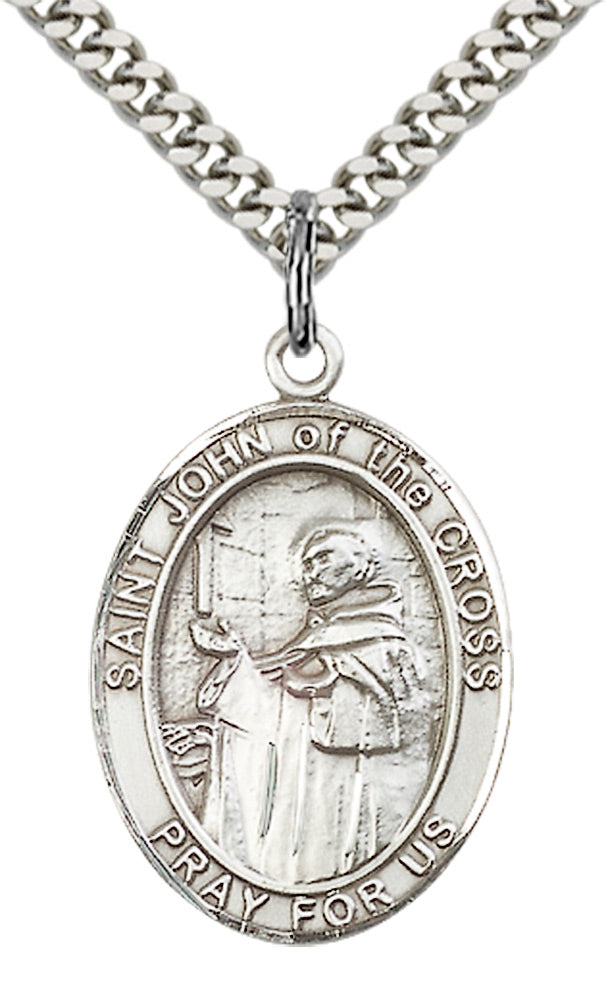 Saint John of the Cross Pendant - 24" Chain Necklace
