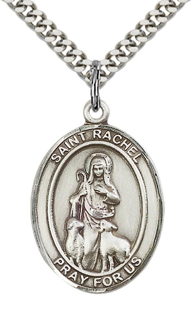 Saint Rachel Pendant - 24" Chain Necklace