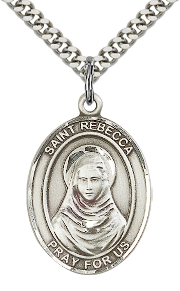 Saint Rebecca Pendant - 24" Chain Necklace