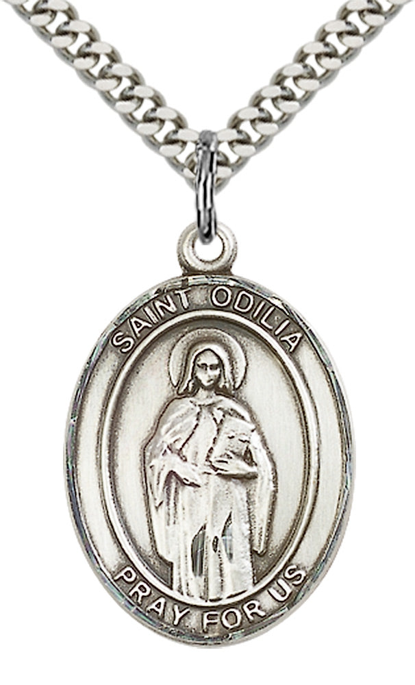 Saint Odilia Pendant - 24" Chain Necklace