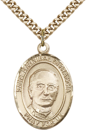 Saint Hannibal Pendant - 24" Chain Necklace