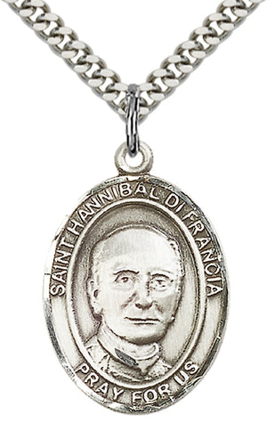 Saint Hannibal Pendant - 24" Chain Necklace