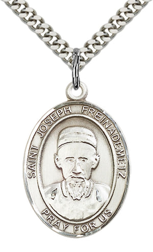 Saint Joseph Freinademetz Pendant - 24" Chain Necklace