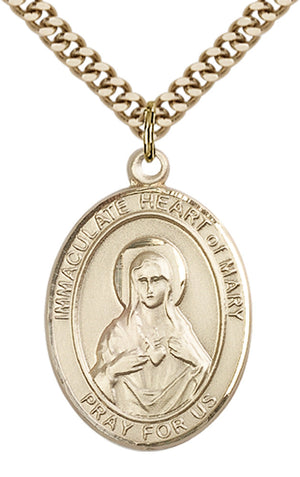Immaculate Heart of Mary Pendant Necklace
