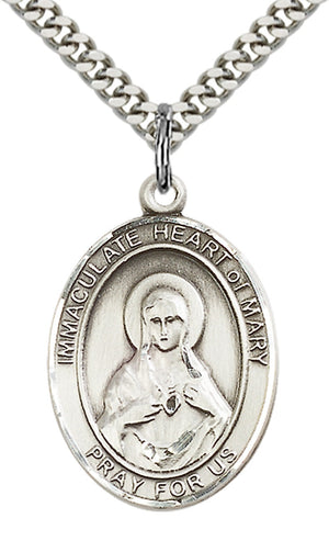 Immaculate Heart of Mary Pendant Necklace