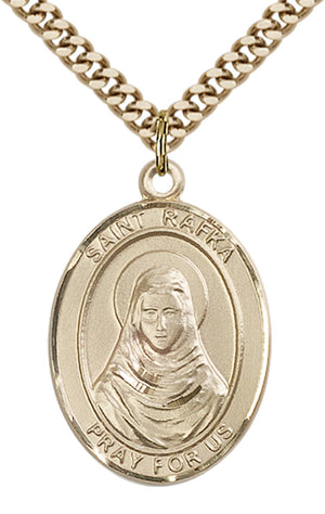 Saint Rafka Pendant - 24" Chain Necklace