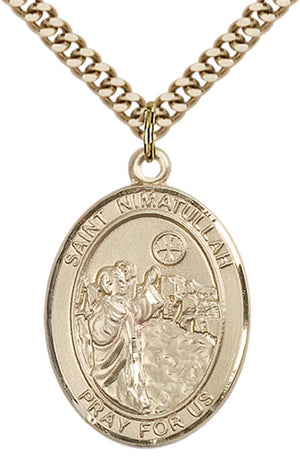 Saint Nimatullah Pendant - 24" Chain Necklace