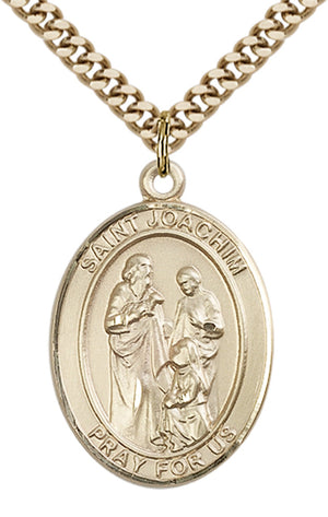 Saint Joachim Pendant - 24" Chain Necklace