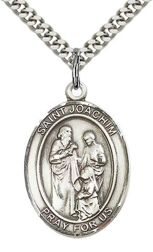 Saint Joachim Pendant - 24" Chain Necklace