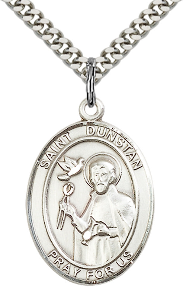 Saint Dunstan Pendant - 24" Chain Necklace