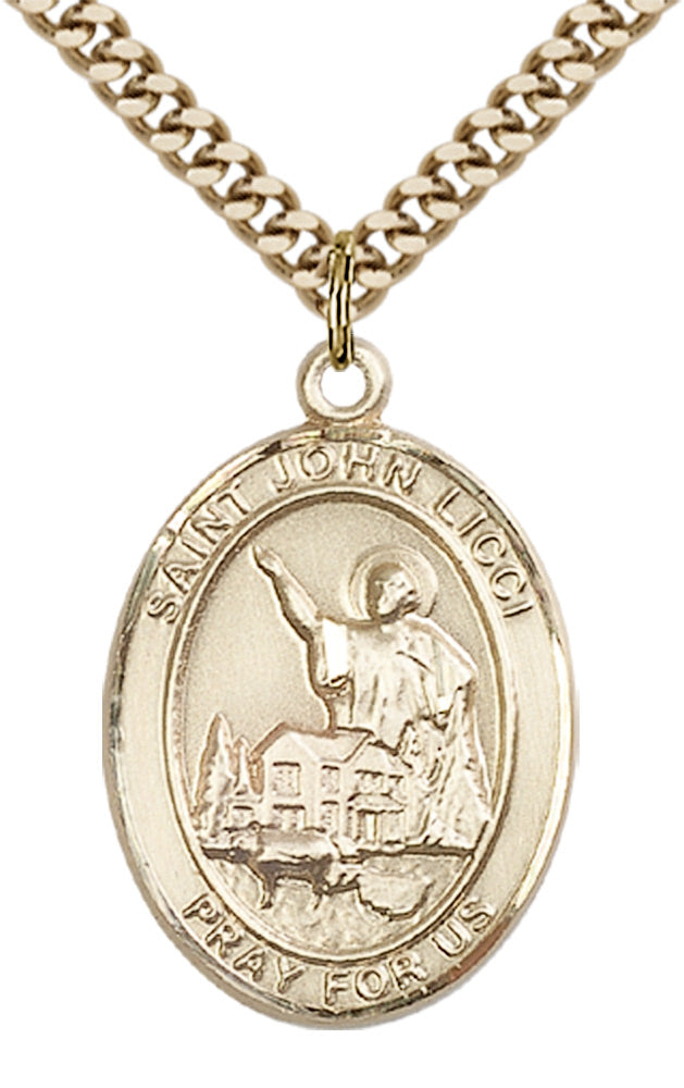 Saint John Licci Pendant - 24" Chain Necklace