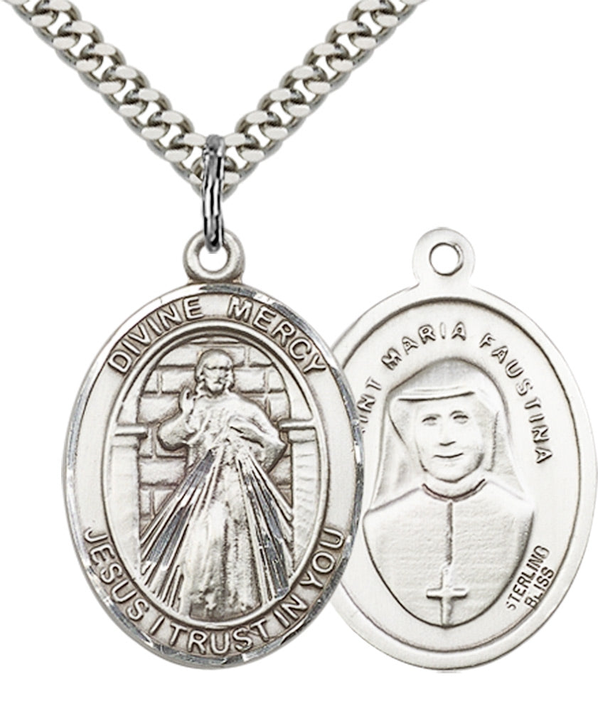 Divine Mercy Pendant Necklace