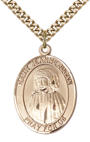 Saint Jeanne Jugan Pendant - 24" Chain Necklace