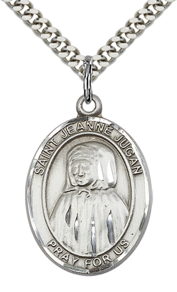 Saint Jeanne Jugan Pendant - 24" Chain Necklace