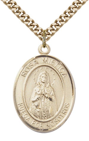 Rosa Mystica Pendant - 24" Chain Necklace