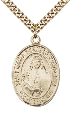 Saint Maria Bertilla Boscardin Pendant - 24" Chain Necklace