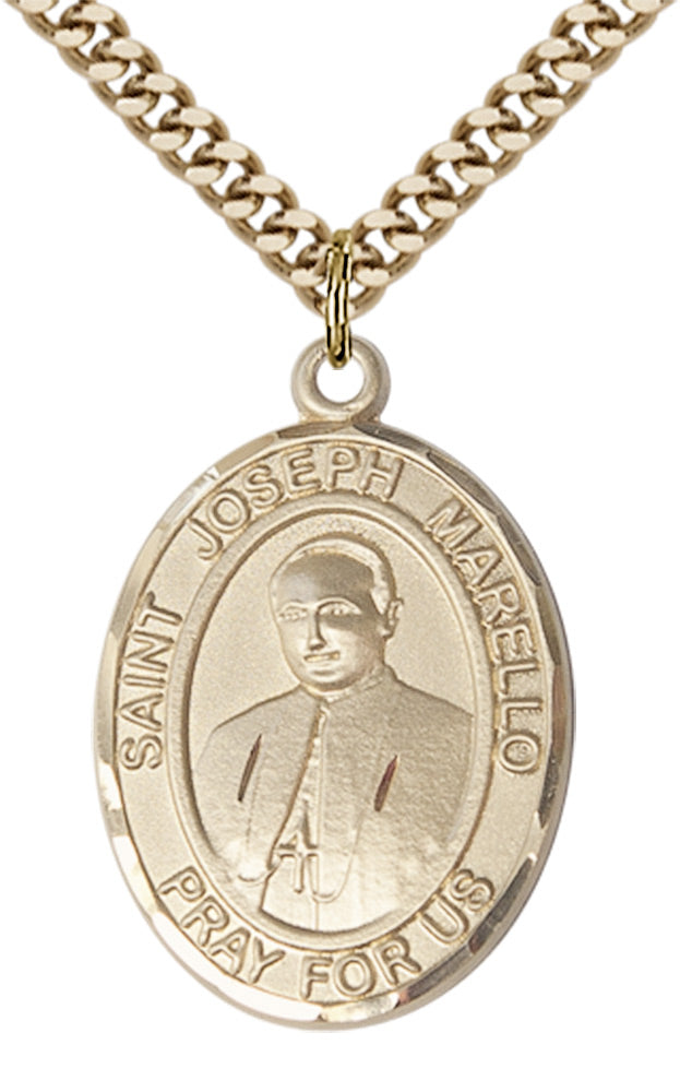 Saint Joseph Marello Pendant - 24" Chain Necklace