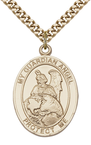 Guardian Angel Protector Pendant Necklace
