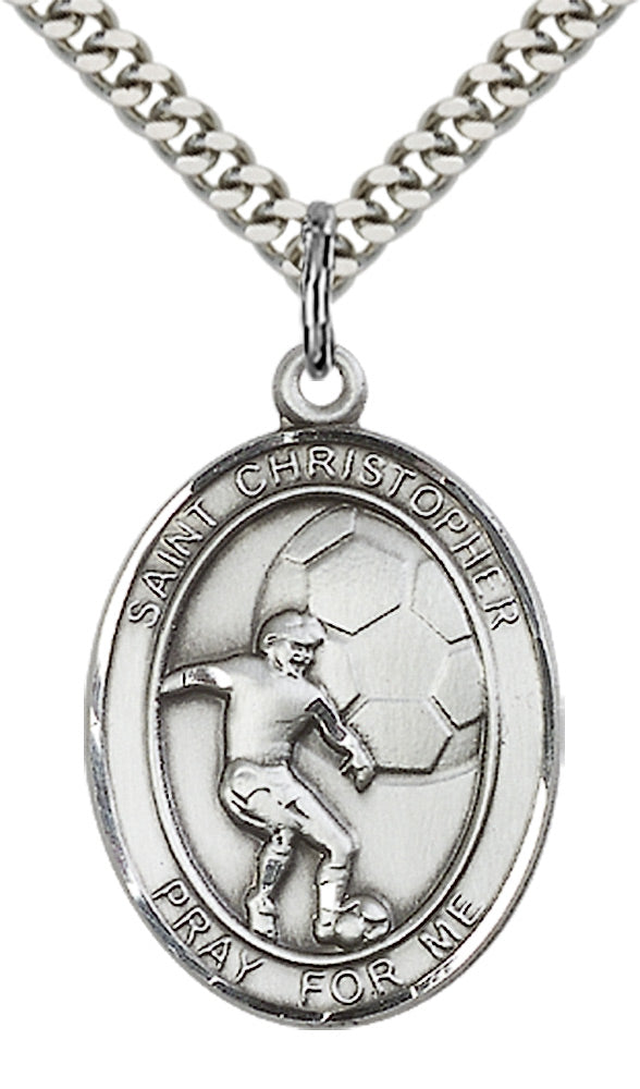 Saint Christopher Soccer Pendant