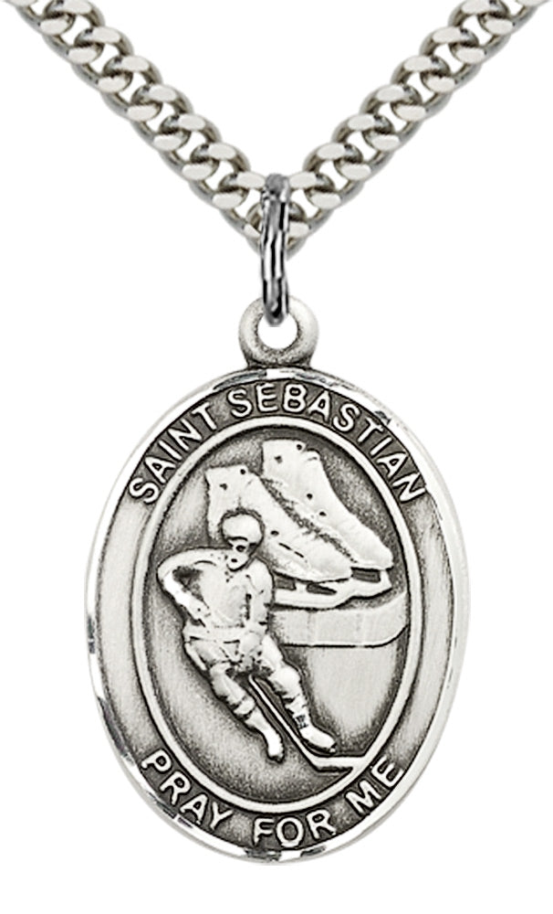 Saint Sebastian Hockey Pendant