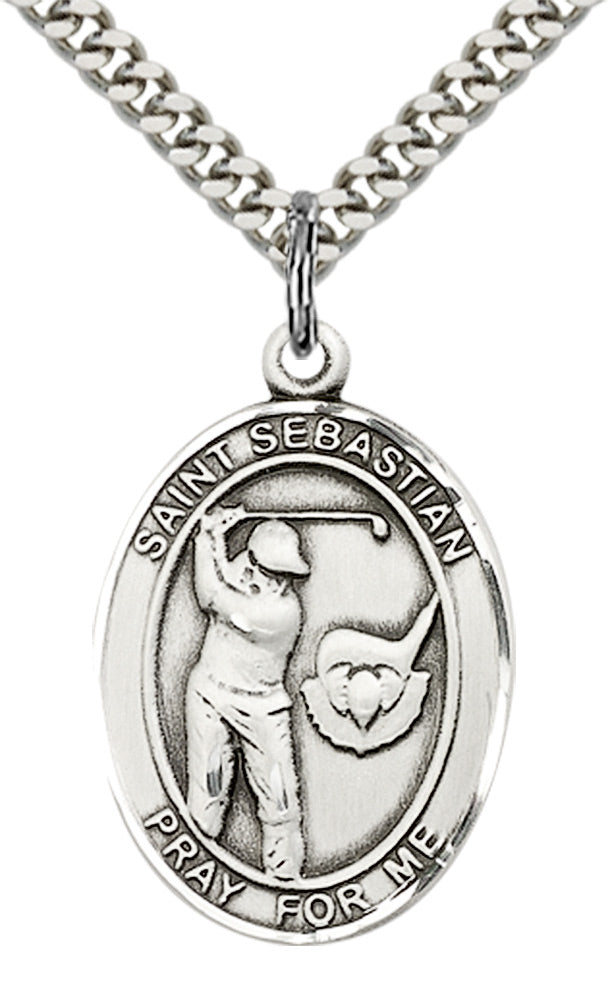 Saint Sebastian Golf Pendant