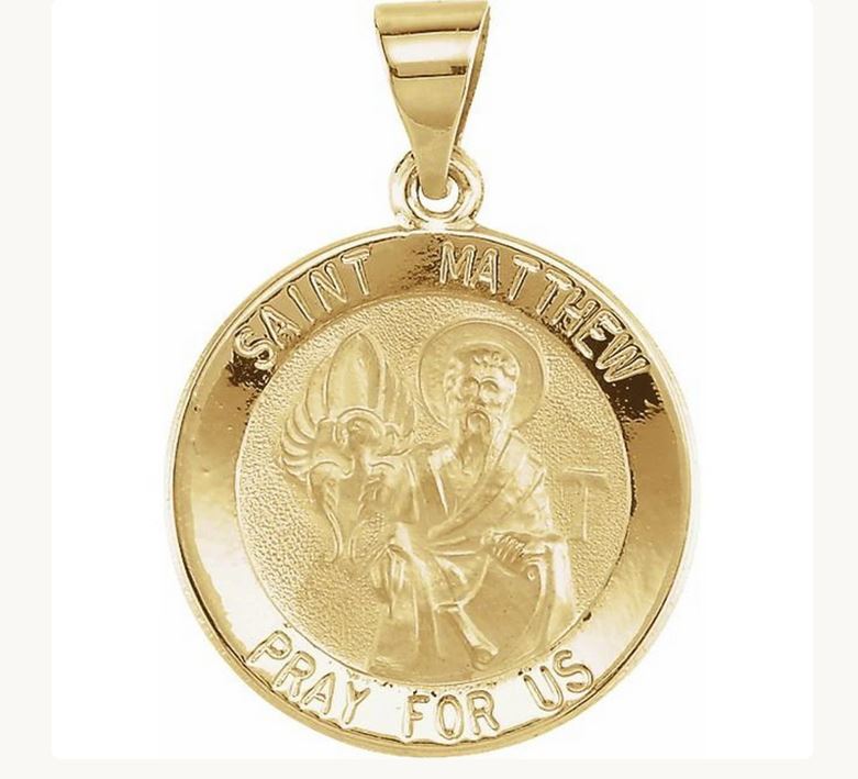14Kt St. Matthew Medal